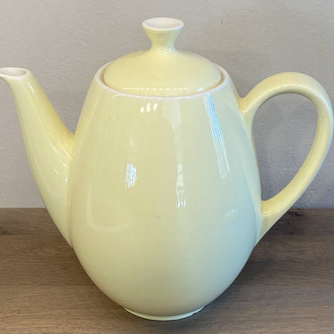 Kaffeekanne - Royal Sphinx / P. Regout - Modell RIGA - pastellgelb