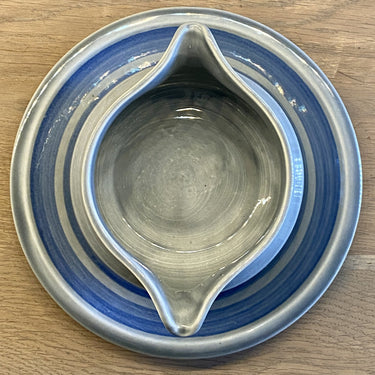 Sauciere / Untertasse - Boch La Louvière - Form BERCY - Dekor OSLO