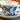 Kop en schotel (chocoladekop) - groot model - Blue Danube