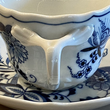 Kop en schotel (chocoladekop) - groot model - Blue Danube