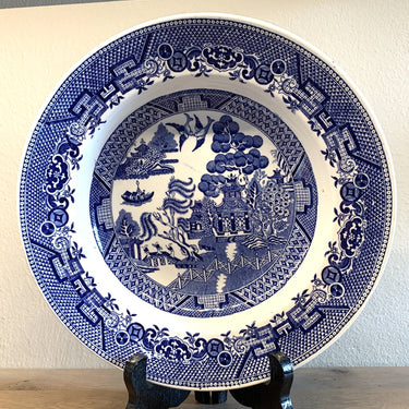 Deep plate / Soup plate / Spaghetti plate - Ruwaha Belgique - decor WILLOW