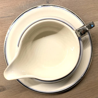 Gravy boat / Sauce boat - Art Deco - from the STRAND service, designed by Edmond Bellefroid in 1933 for Petrus Regout