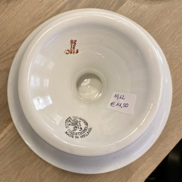 Tazza / schaal op hoge voet - Société Céramique Maestricht - décor 118C of 118G (ca. 1925 - 1931)