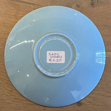 Schoteltje - ongemerkt - blauw met goudkleurige sterretjes