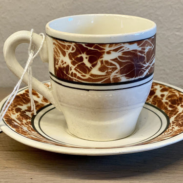 Tasse und Untertasse Kindergeschirr - BFK (Boch Frères Kéramis)