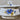 Sugar bowl - rectangular model - Societe Ceramique Maestricht - decor with blue/yellow (corn)flowers