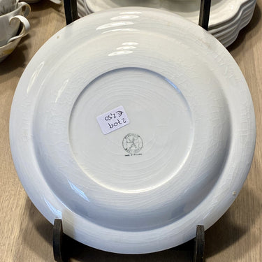 Suppenteller, tiefer Teller - Céramique Maestricht (1956 - 1958) - gelb pastellfarbener Rand