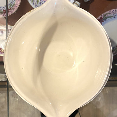 Sauciere / Untertasse - mit zwei Ausgüssen - Boch - Dekor 5232 (Blau) - Modell DURBUY