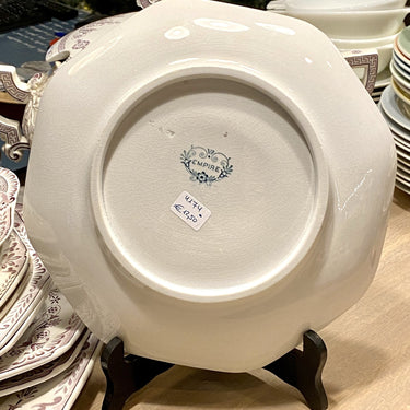 Bowl - slightly deep - 8-sided - Villeroy &amp; Boch (VB) - decor EMPIRE purple / lilac