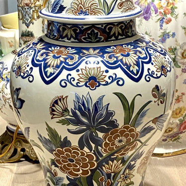 Deckelvase - Boch - VIEUX RHODES handgearbeitet - Modell/Größe Blindmarke 2