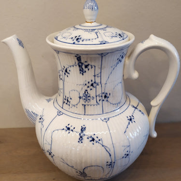 Koffiepot - Societe Ceramique Maestricht - décor SAX/COPENHAGUE blauw
