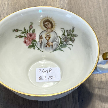 Cup (without saucer) - Bavaria - brand: crown and number 41 - souvenir of Holy Communion