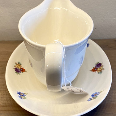 Gravy boat / sauce boat - Petrus Regout - decor PEONY - model BOUDEWIJN