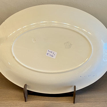 Waage - oval - Boch - Dekor LANDSCAPE schwarz/weiß