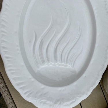 Bowl - huge size - white - Booths Royal semi-porcelain Staffordshire (England)