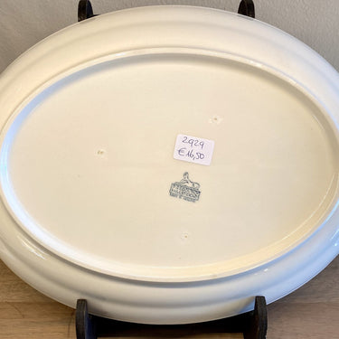 Bread bowl - with ears - Petrus Regout - decor DOUBLE ROSE / DOUBLE ROSE / 085 D -model BOUDEWIJN