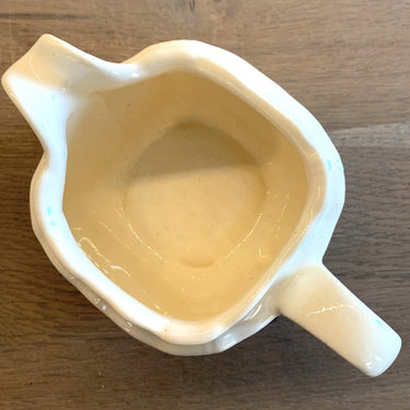 Milk jug H(?) Ceramic on feet - square model - Made in Germany