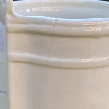 Pinselhalter / Pinseltopf / Löffeltopf / Löffelhalter - Hängemodell - weiß - Boch