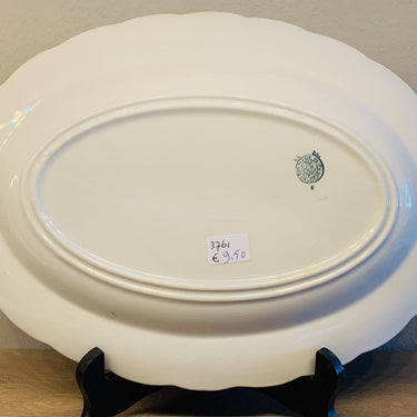 Waage - oval - Boch - Form FESTIVAL - Dekor CORONATION blau (EICHENBLATT)