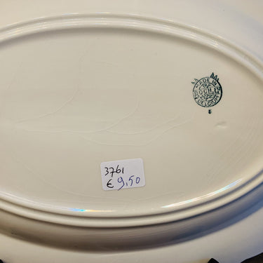 Waage - oval - Boch - Form FESTIVAL - Dekor CORONATION blau (EICHENBLATT)