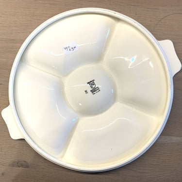 Compartment tray / Snack tray - Schramberg - decor HANOI? with pink flowers