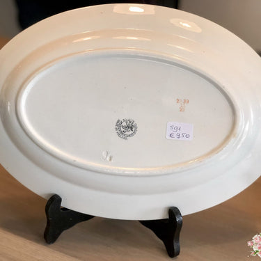 Schaal ovaal - décor nummer 2339  - gedateerd 1928.