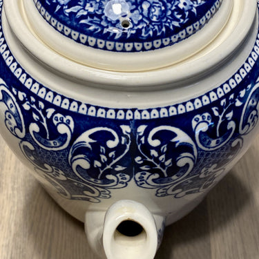 Coffee pot - round model - Petrus Regout - CASTILLO BLUE decor