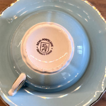 Kop en schotel - St. Amand Ceranord Semi-porcelain - 1950s-1960s