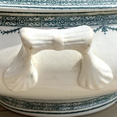 Terrine - groot - St. Amandinoise - St. Amand - decor MAGALI groen