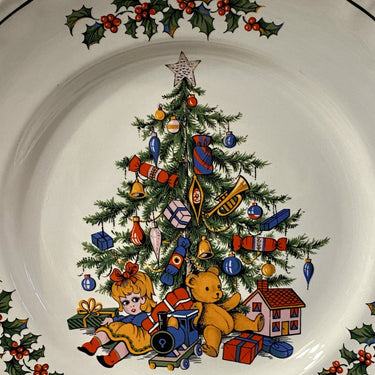 Dinner plate - Royal Tudor - CHRISTMAS TREE decor