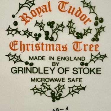Dinner plate - Royal Tudor - CHRISTMAS TREE decor