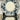 Saucer - Société Céramique Maestricht - decor VICTORIA petrol - yellowish glaze