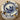 Asbakje - rond model - handpainted Delft blue / Made in Holland - décor met goudkleurige accenten