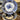 Breakfast plate - Société Céramique - SADO decor - blue with luster